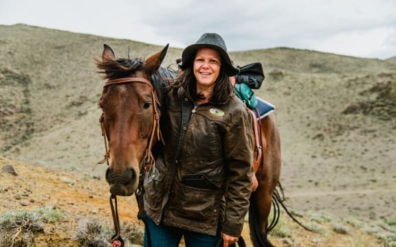 Nicole Masters with her horse Flynn