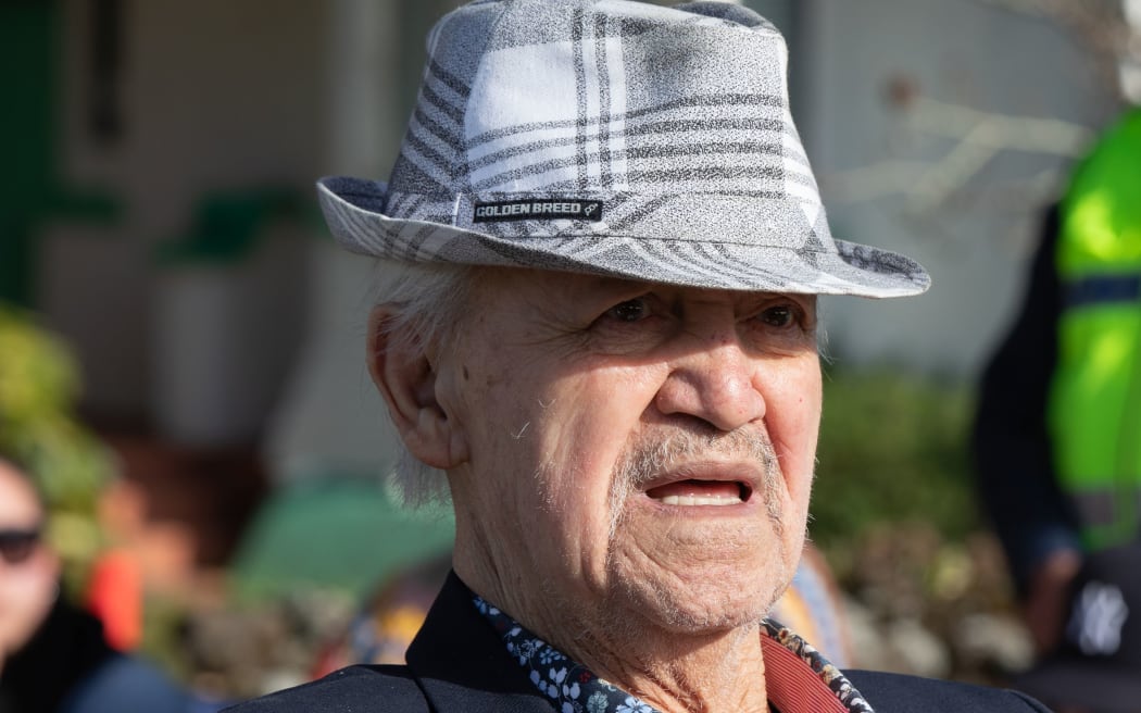 Joe Hawke at Ihumatao in 2019