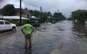 Flooding in American Samoa.