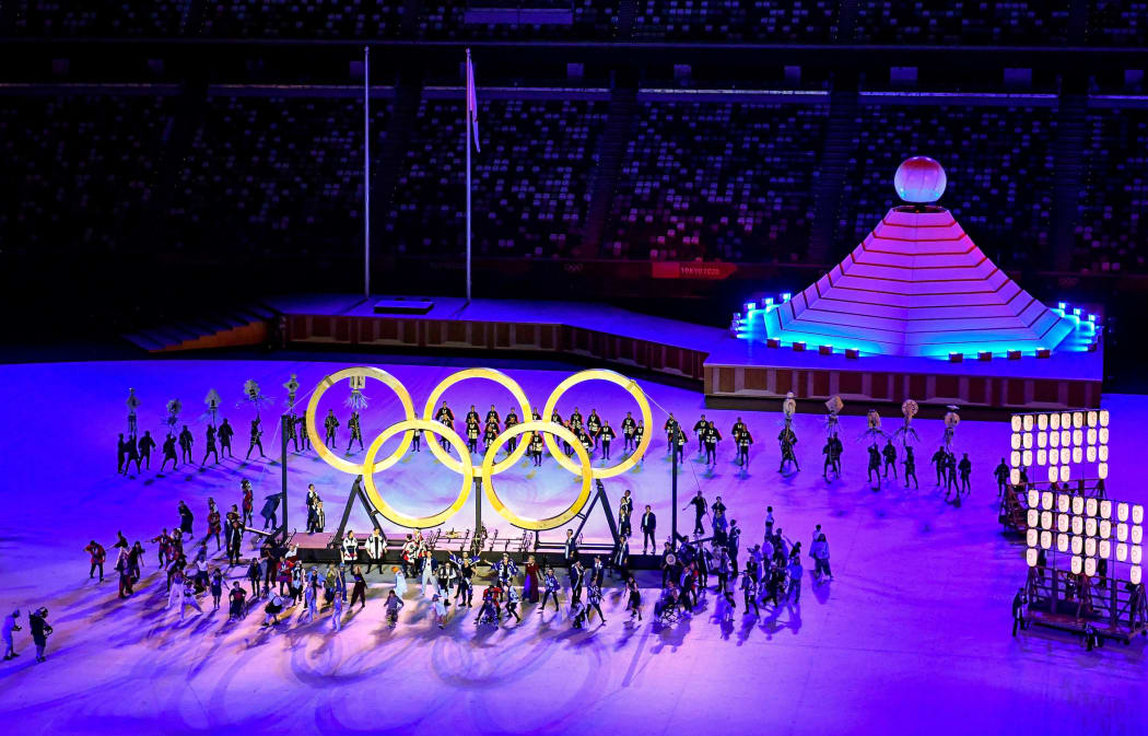 The Opening Ceremony of the Tokyo 2020 Olympic Games at the Olympic Stadium, Tokyo, Japan, Friday 23 July 2021. Mandatory credit:
