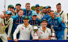 Australia enjoy a cleansweep of the test series against New Zealand.