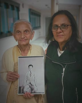 Lalitha and her mother, Ruxmaniben Kasanji of the Wellington Indian Association