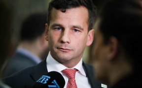 ACT Party leader David Seymour speaks to media ahead of the committee stage for his End of Life Choice bill.