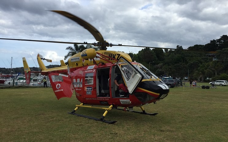 The Auckland Rescue Helicopter.