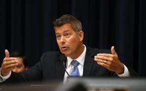 Sean Duffy questions Federal Reserve Chairman Jerome Powell during his testimony in Washington, DC on July 18, 2018.