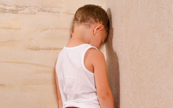 boy child in time out