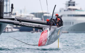 Team New Zealand have won five races against Oracle Team USA in Bermuda.