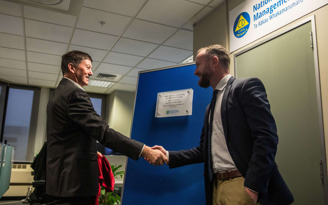 Kieran McAnulty opens the NEMA's 24/7 monitoring centre