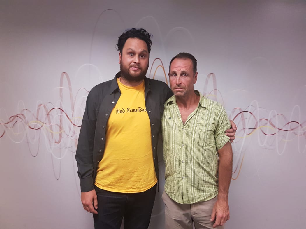 Max Scott-Murray and Jim Scott, the father and son duo from Wellington's Radio Active 88.6FM