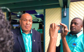 iTaukei Affairs Minister, Ifereimi Vasu on Bau Island.