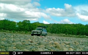 The offending 4WD vehicle on the Ashley River