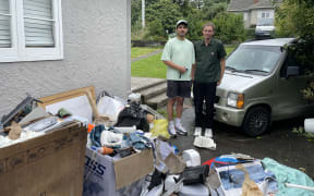 Kermath and his flatmate Zach's Tawariki Street home is on one of the lowest parts in the area.