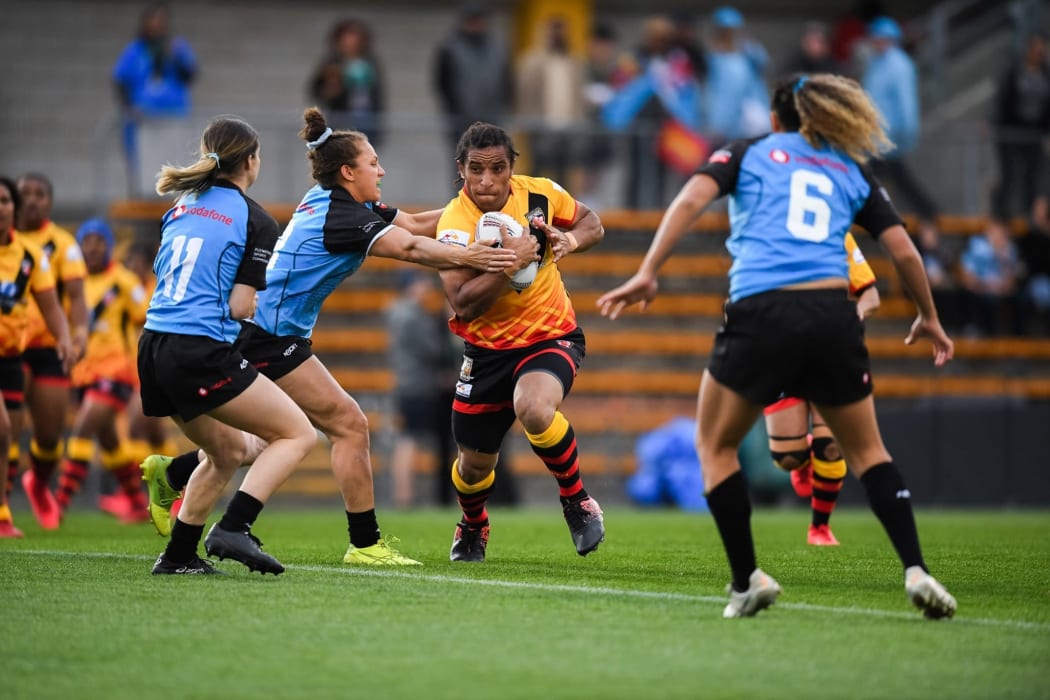 Elsie Albert is the first player from a PNG domestic competition to be signed by an NRLW club.
