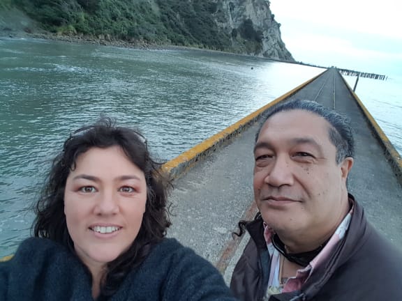 Honiana Love and Lawrence Wharerau