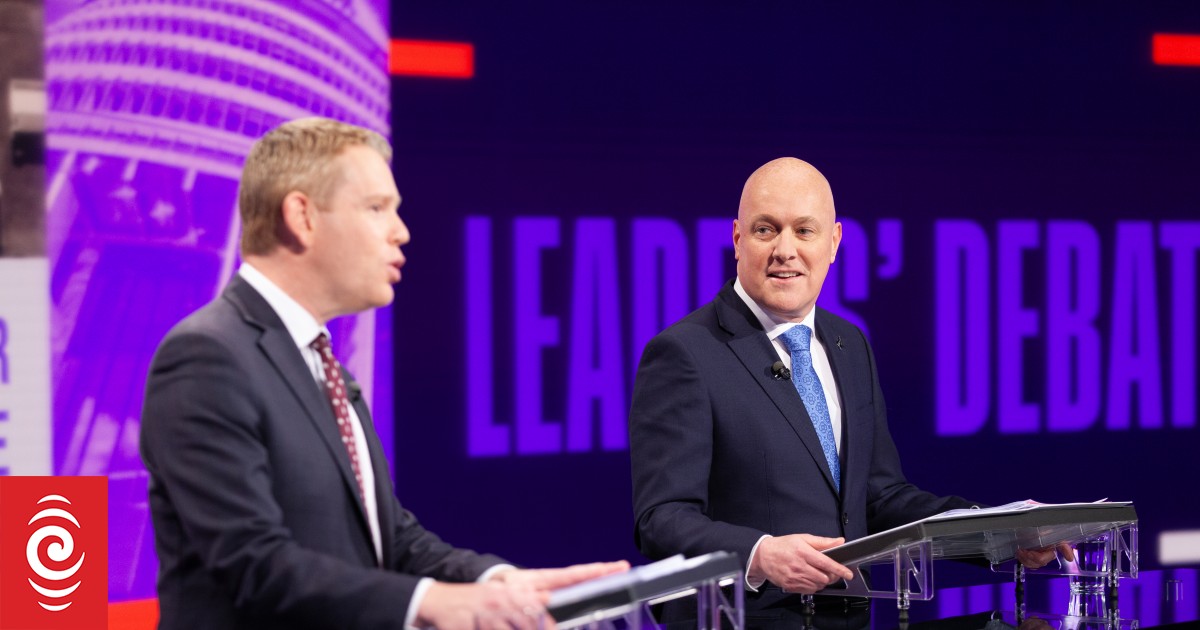 The Falsehood Christopher Luxon Was Allowed To Repeat In The Leaders Debate Rnz News 