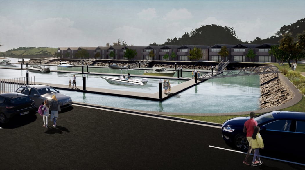 Artist's impression of what the Coromandel Marine Gateway could look like.