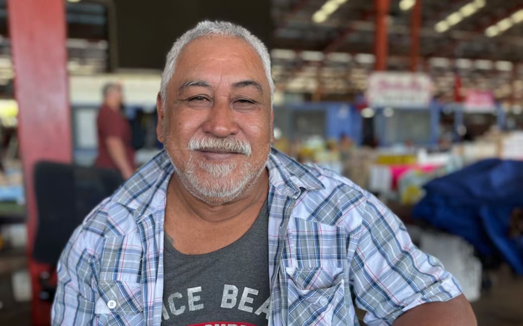 Lauano Aukuso Ah Ching is a big supporter of Laaulialemalietoa.  (ABC News: Adel Fruean)