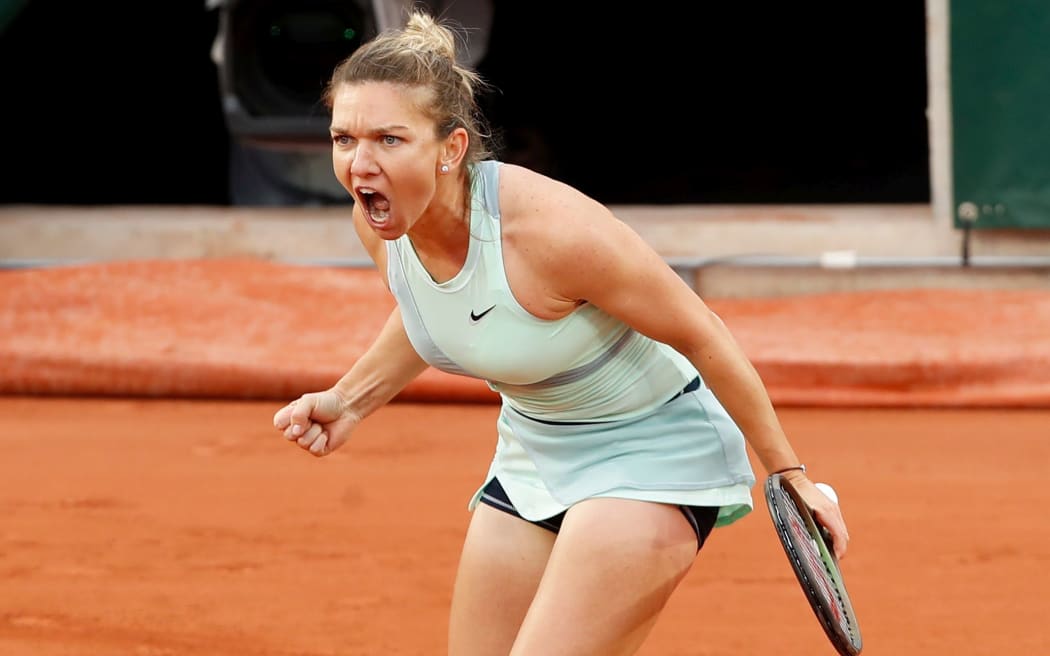 Simona Halep of Romania.