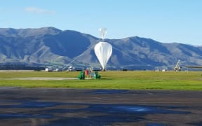 Nasa launches its upper atmosphere balloon at Wanaka airport.