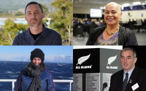 Composite image including Karl Chitham, Materoa Mar, Rochelle Constantine and Andy Leslie.