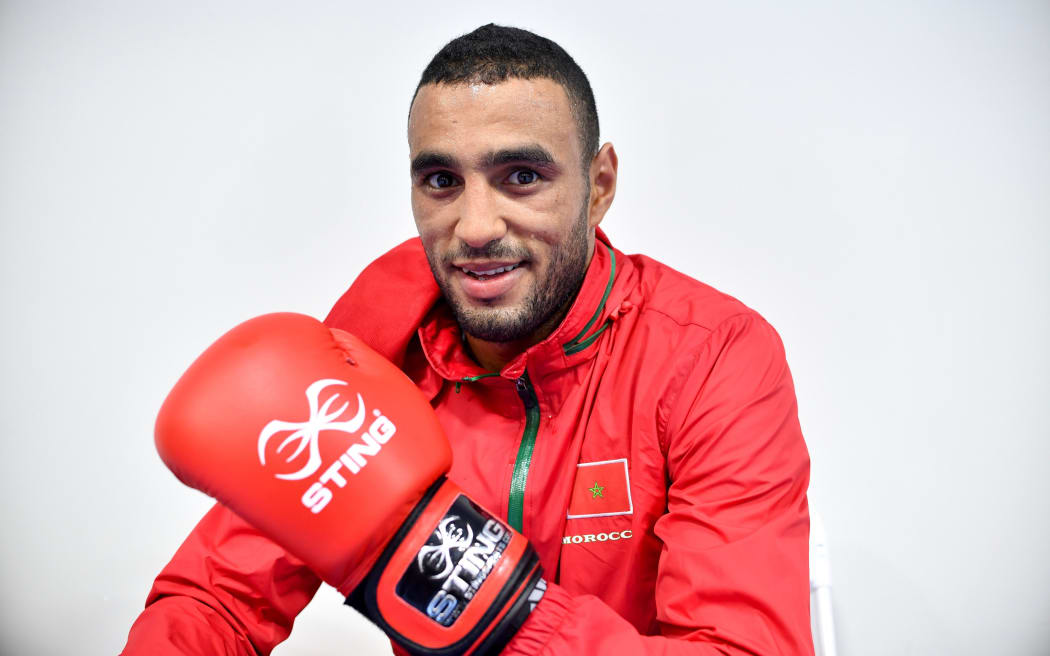 Moroccan boxer Hassan Saada.