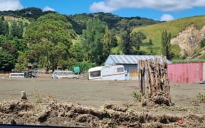 Flood damage in the Esk Valley in Hawke’s Bay.