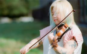 Violinist and violist Yura Lee.