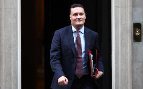 Britain's Health Secretary Wes Streeting leaves after attending a weekly cabinet meeting at 10 Downing Street in London on October 8, 2024. (Photo by HENRY NICHOLLS / AFP)