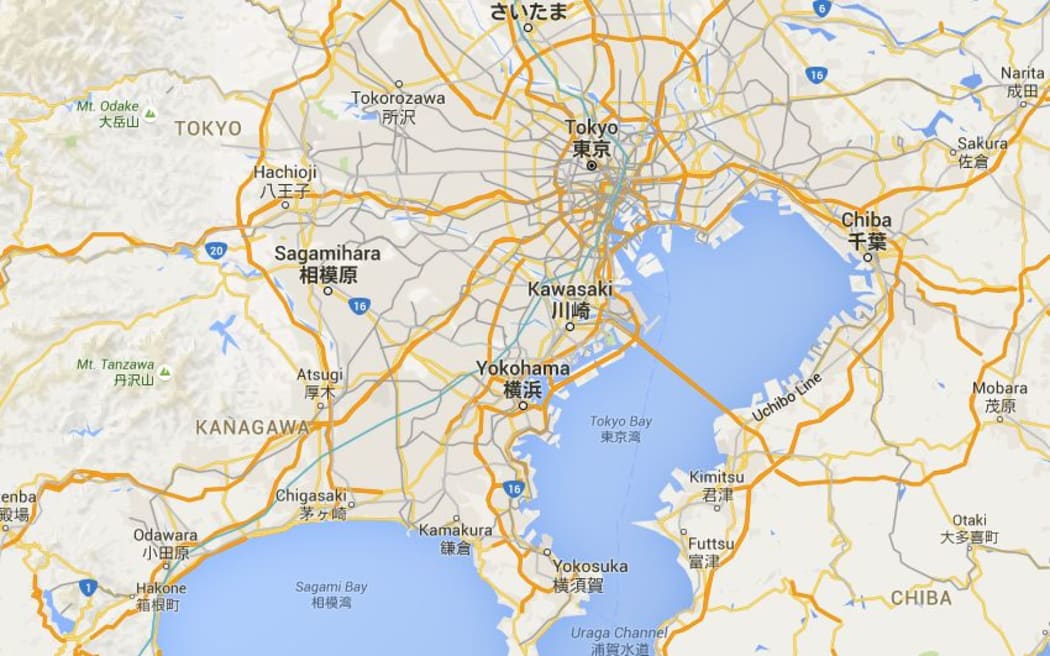The city of Sagamihara is west of Tokyo.