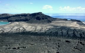 The highest peak of Tonga's newest island is believed to be 250 metres high.