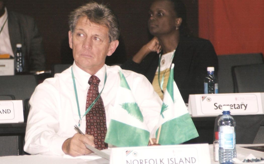 The Chief Minister of Norfolk Island, Lisle Snell