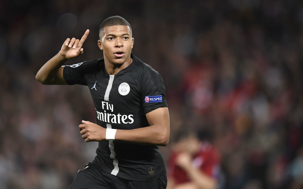 Kylian Mbappe of Paris St Germain