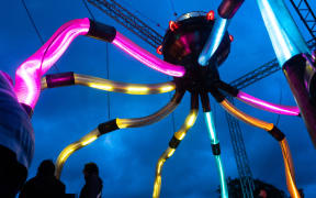 Octopoda, an installation from Australian artists Amigo and Amigo, invites the audience to create a unique display of colour and light, and will feature at the TSB Winter Festival of Lights.