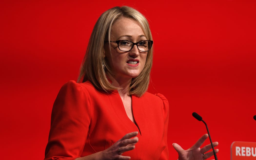 Opposition Labour party shadow Business secretary Rebecca Long-Bailey.