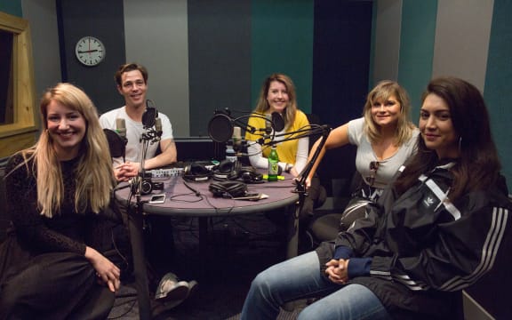 Katie Parker, Alex Behan, Kate Robertson, Alice Brine, Leilani Momoisea