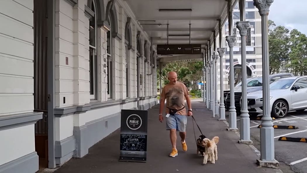 Morris West is a volunteer with hearing dogs in New Plymouth.