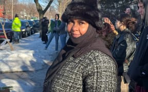 Fathmo Hassan says she became scared to be outside as ICE operations surged across Minneapolis. (ABC News: Phoebe Hosier)