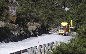 A route has been cleared through to Milford Sound which will be usable by 4WD vehicles in twice-a-day convoys.