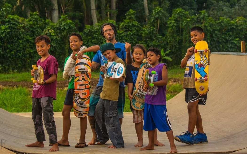Skateboarding programme in Tonga