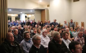 Hundreds of farmers, stock sellers and local leaders packed a Cheviot pub to hear how MPI is handling the disease.