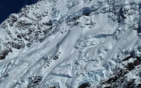 Aoraki/ Mount Cook’s 2,000m Caroline face.