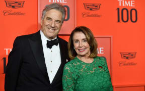 (FILES) In this file photo taken on April 23, 2019, US Speaker of the House of Representatives Nancy Pelosi (R) and husband Paul Pelosi arrive for the Time 100 Gala at Lincoln Center in New York. - An intruder attacked the husband of the US House Speaker Nancy Pelosi after breaking into their home in San Francisco on October 28, 2022, her office said, leaving him needing hospital treatment. (Photo by ANGELA  WEISS / AFP)