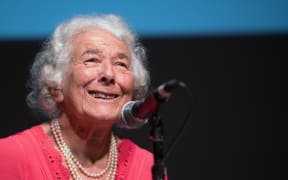 Author Judith Kerr presents her book 'Mister Cleghorn's Seal' at the Haus der Berliner Festspiele in Berlin, Germany, 15 September 2016.