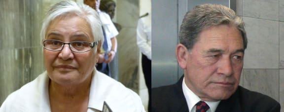 Tariana Turia and Winston Peters.