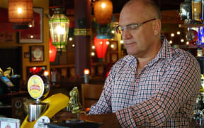 Mike Egan at Monsoon Poon, one of the Wellington restaurants he owns.