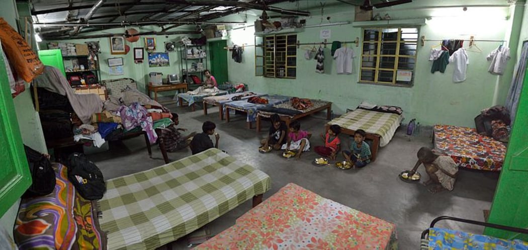 An orphanage in India