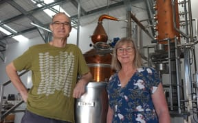 Juno Gin co-owners Dave and Jo James.