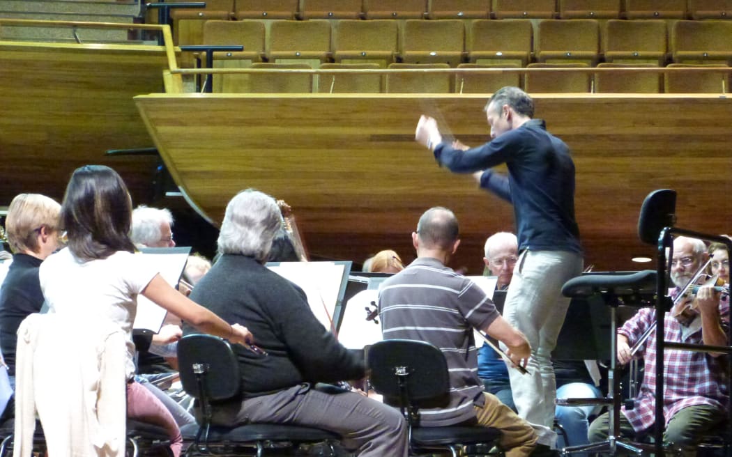 The NZSO in rehearsal in Wellington.