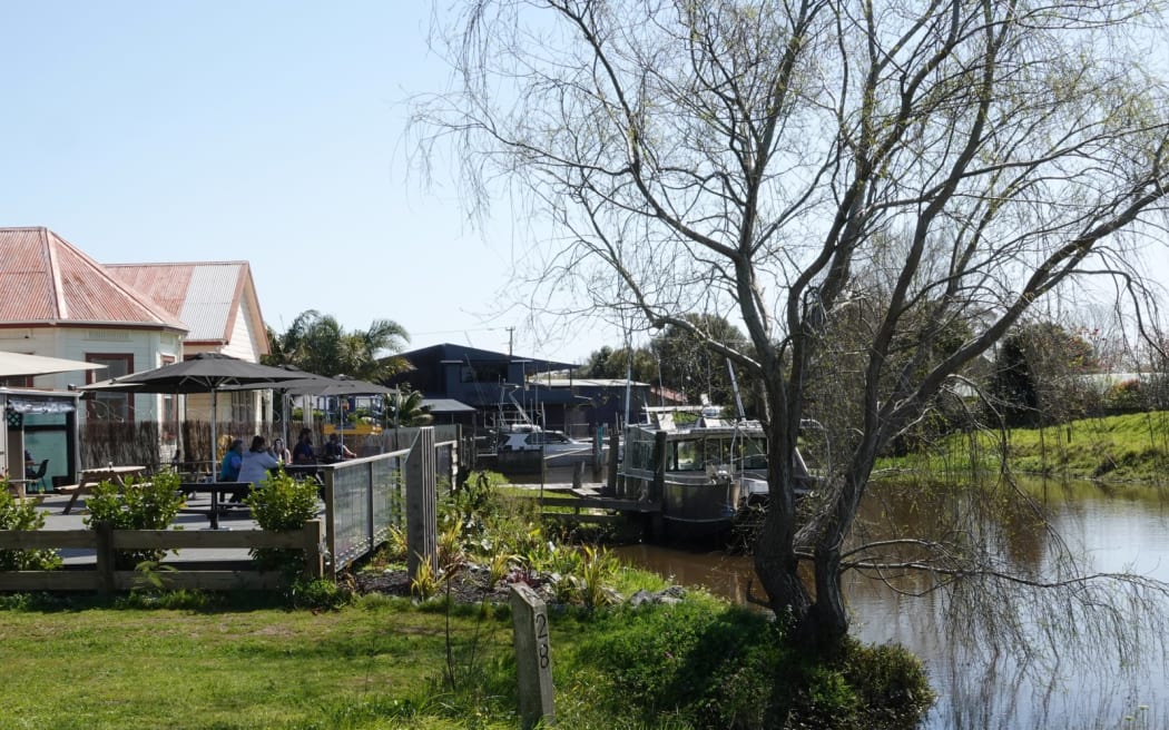 Bakerman, which will soon revert to its former name of Big River Café, overlooks the Awanui River.