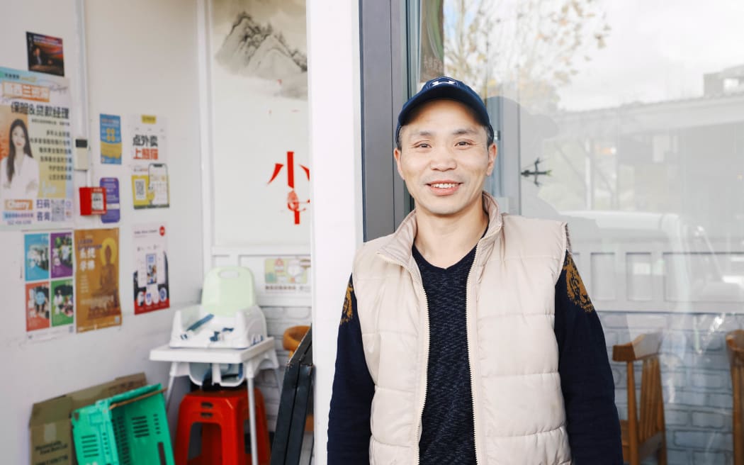 Guangqin Yin, who owns two restaurants in the business block - Chongqing88 Noodles and 2AM BBQ  - said his business was significantly impacted by Albany axe attack.